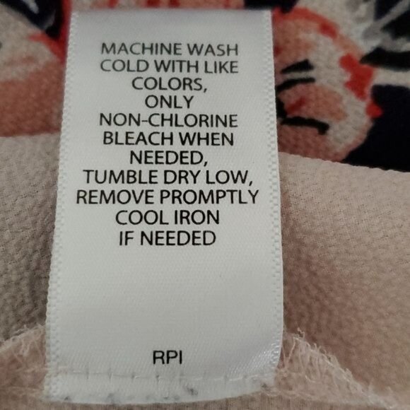 Candies Maxi Jumper Romper Dress Floral Shorts Pink Woman's Size Extra LARGE - Picture 8 of 15